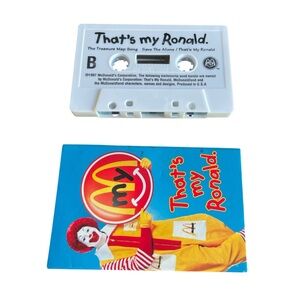 That's My Ronald Cassette Tape Vintage McDonalds Happy Meal Toy